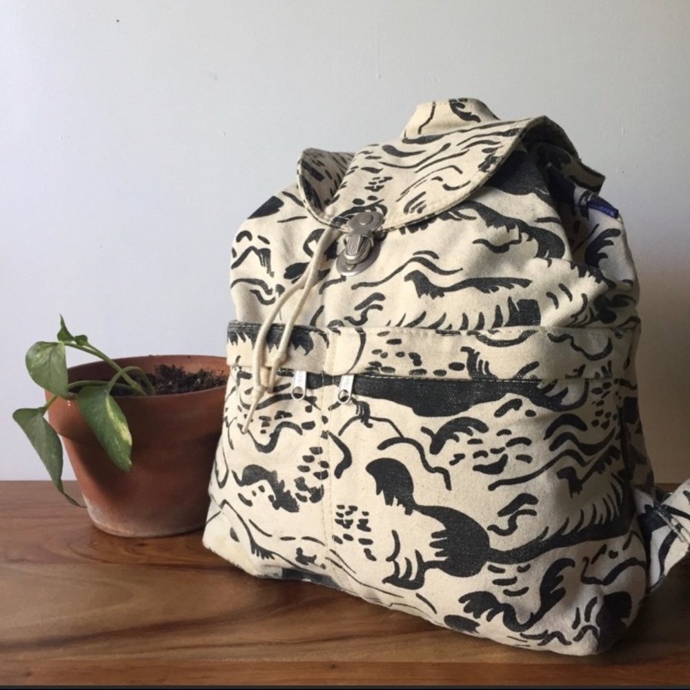 BAGGU canvas backpack